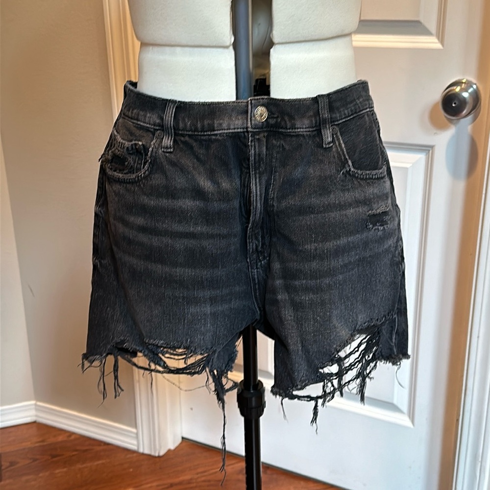 AE distressed shorts